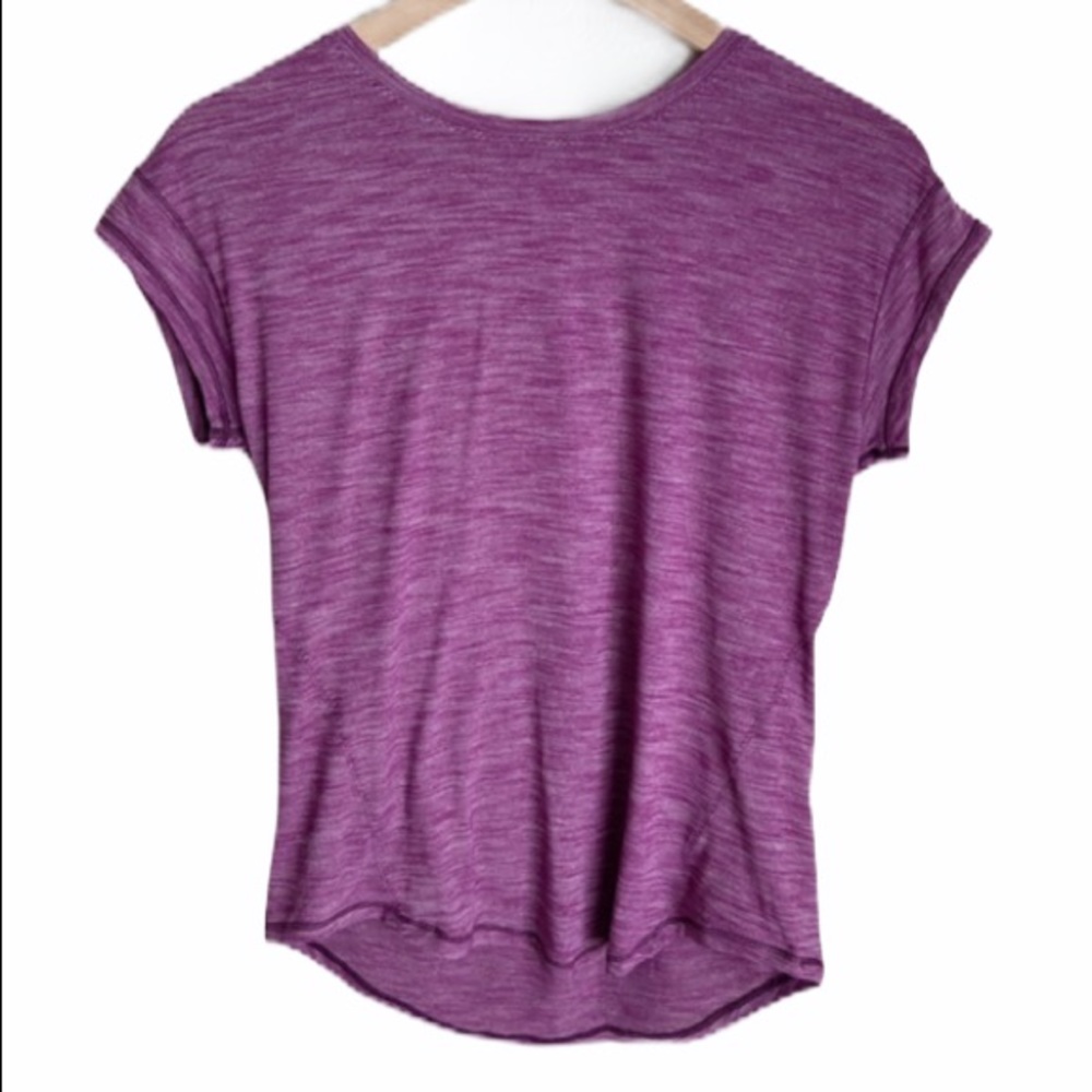 Lululemon Athletica Purple Relaxed Tee